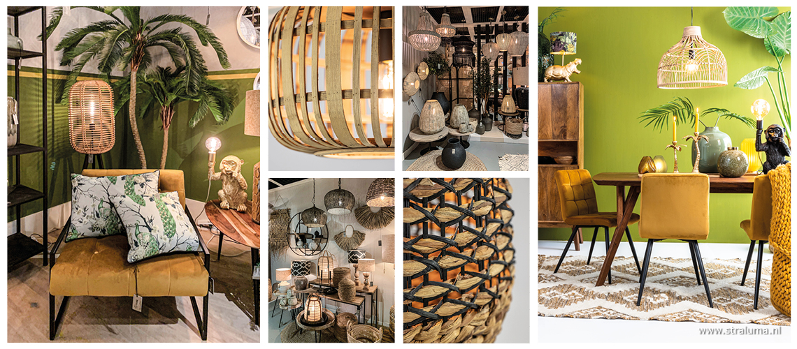 Lampen van Rotan of Bamboe Verlichting trends 2021 Straluma| Lampen van Rotan of Bamboe